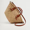 Bolso Capri — Rafia y piel