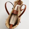 Bolso Capri — Rafia y piel